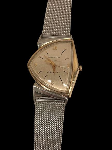 Hamilton Pacer Electric 10K Gold Filled Two-Tone Asymmetrical Watch (1 of 5)