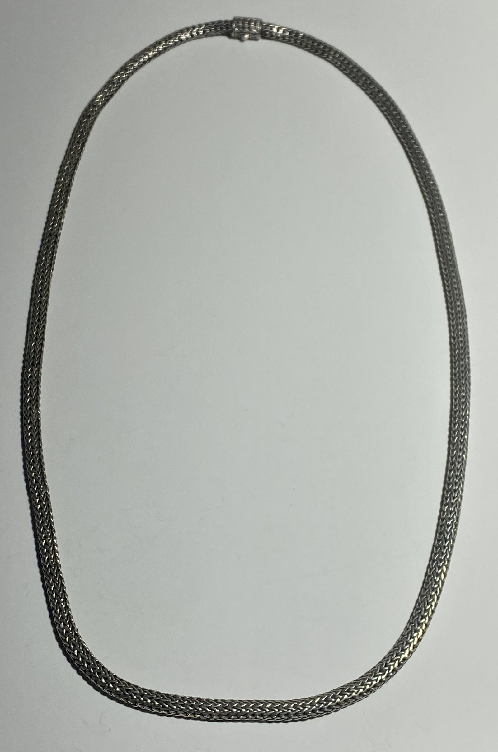 John Hardy - Classic Chain Necklace: 925 Sterling Silver. Pusher Clasp. Chain is approx 24"