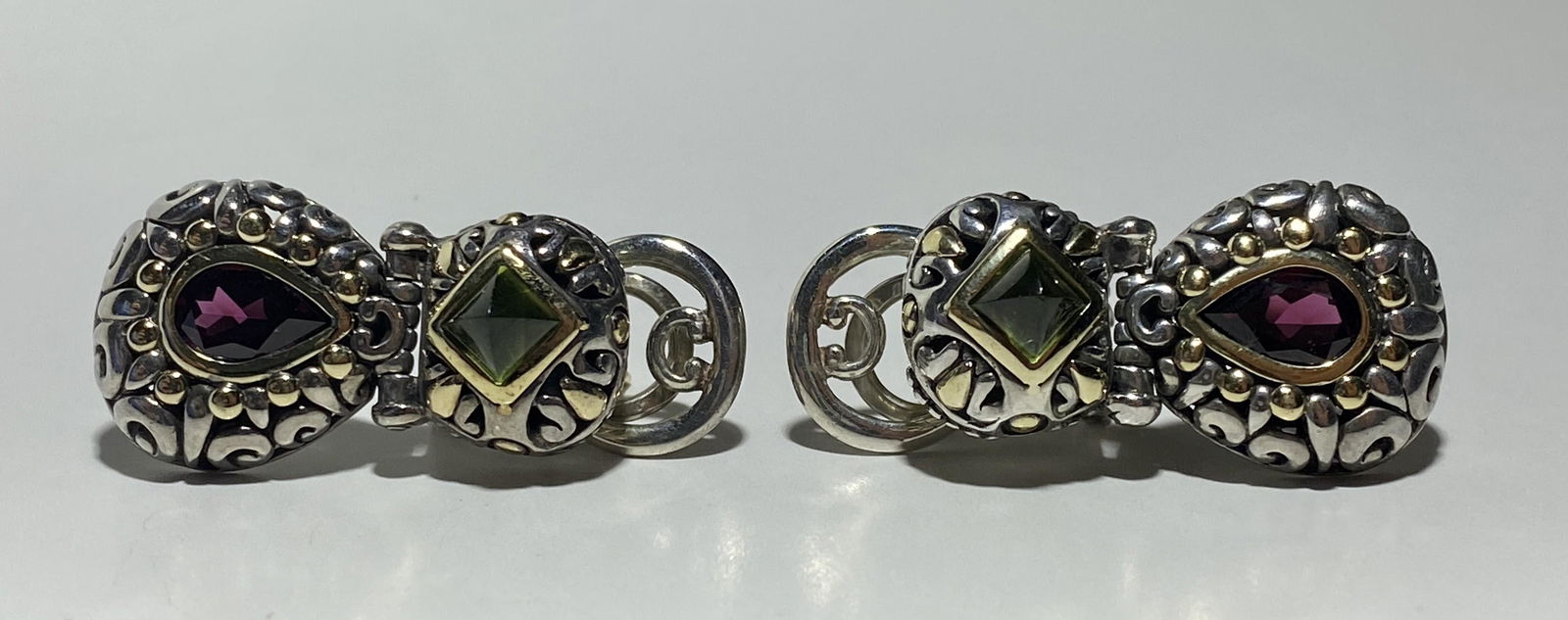 John hardy 2024 amethyst earrings