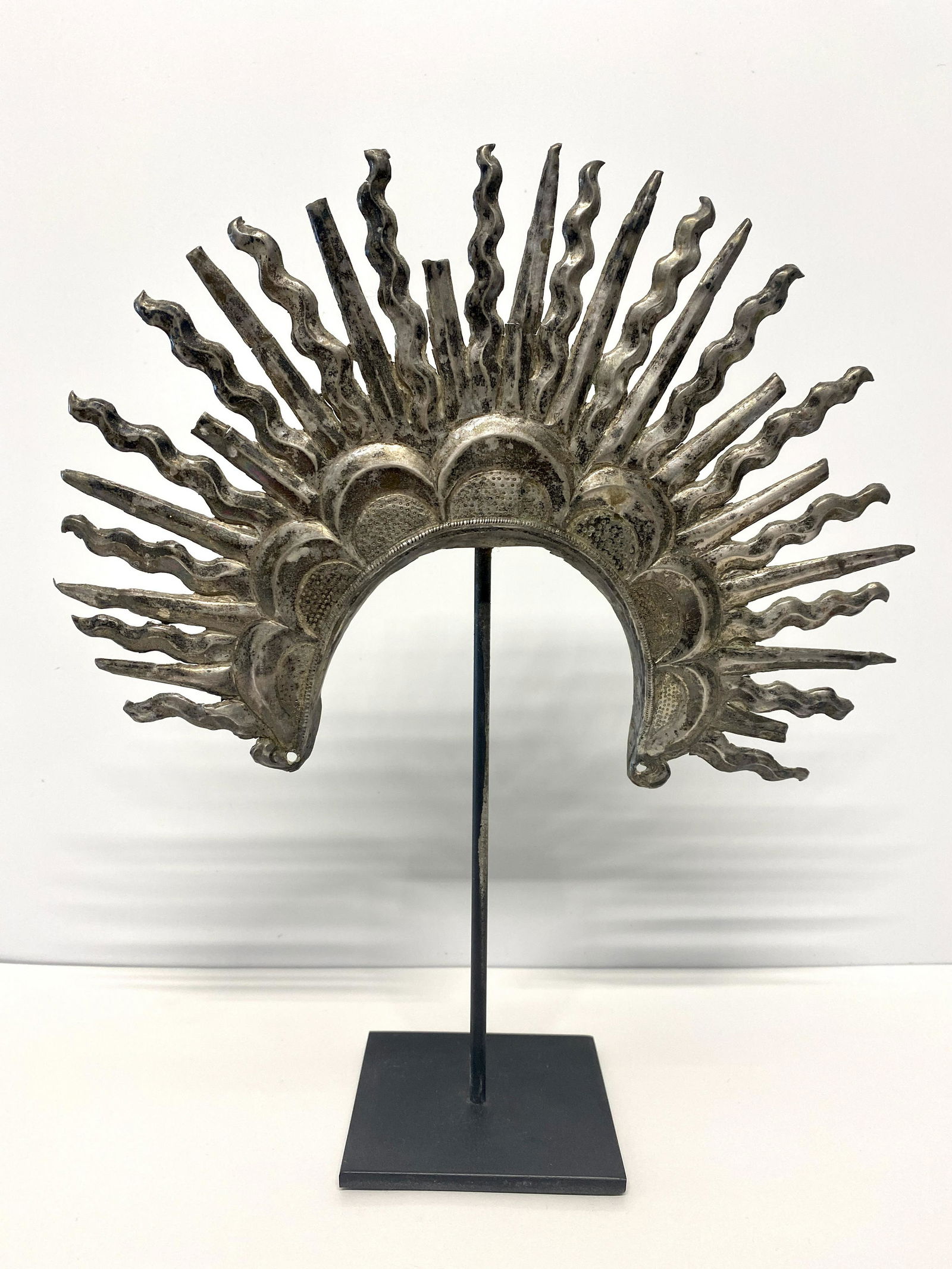 Spanish Colonial Repousse / Chased Silver Santo Halo (1 of 5)