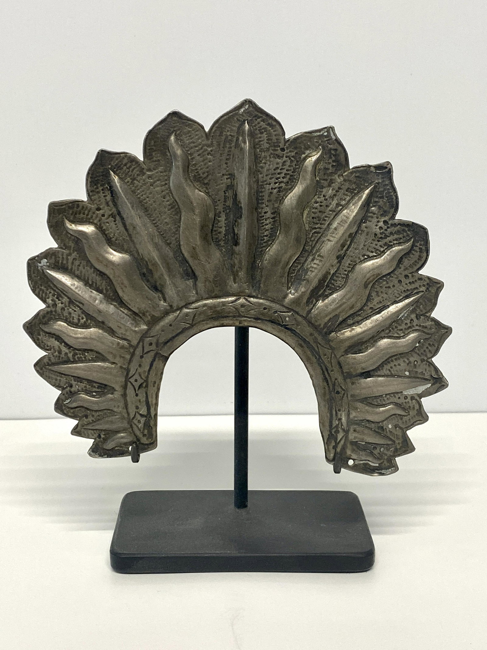 Spanish Colonial Repousse / Hand Chased Silver Santo Halo (1 of 4)