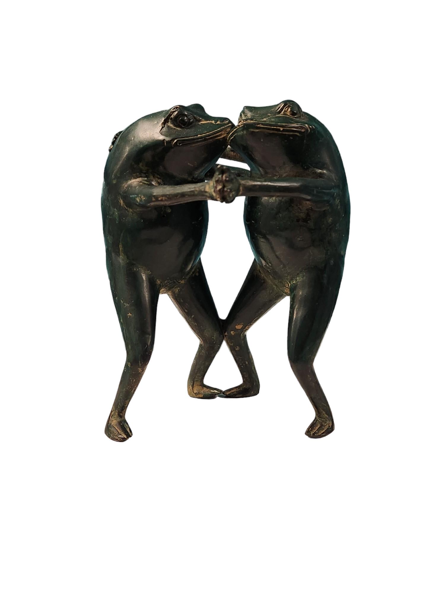 Frog Dance Bronze Statue (1 of 5)