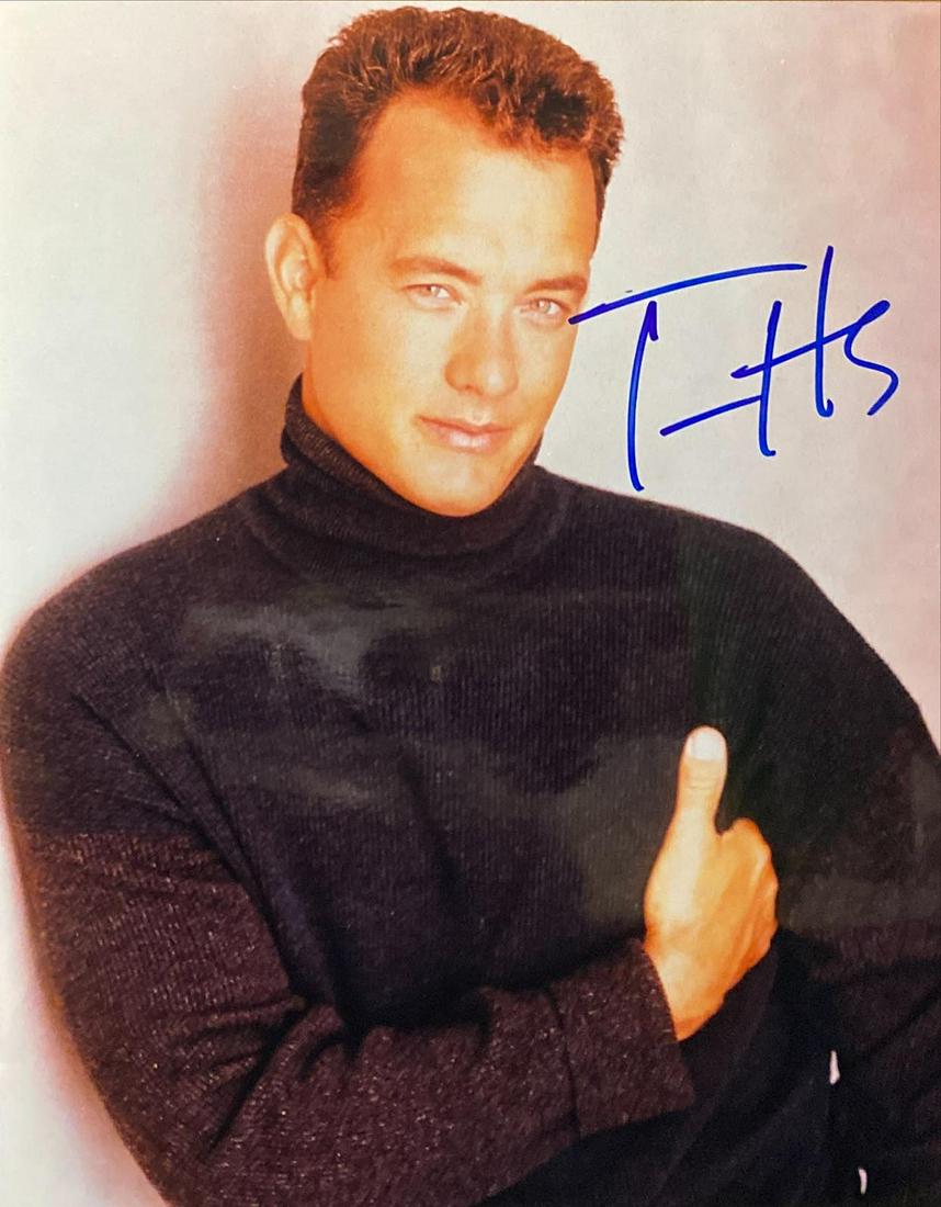 Tom Hanks Signed Photo (1 of 1)