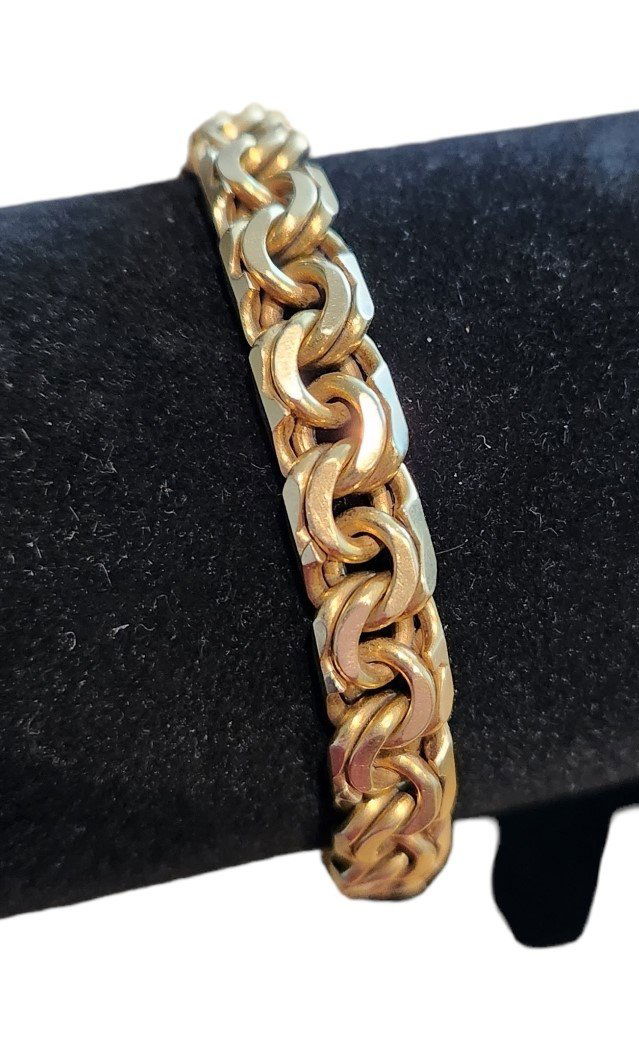 18K Gold Bracelet Ladies Link (1 of 3)
