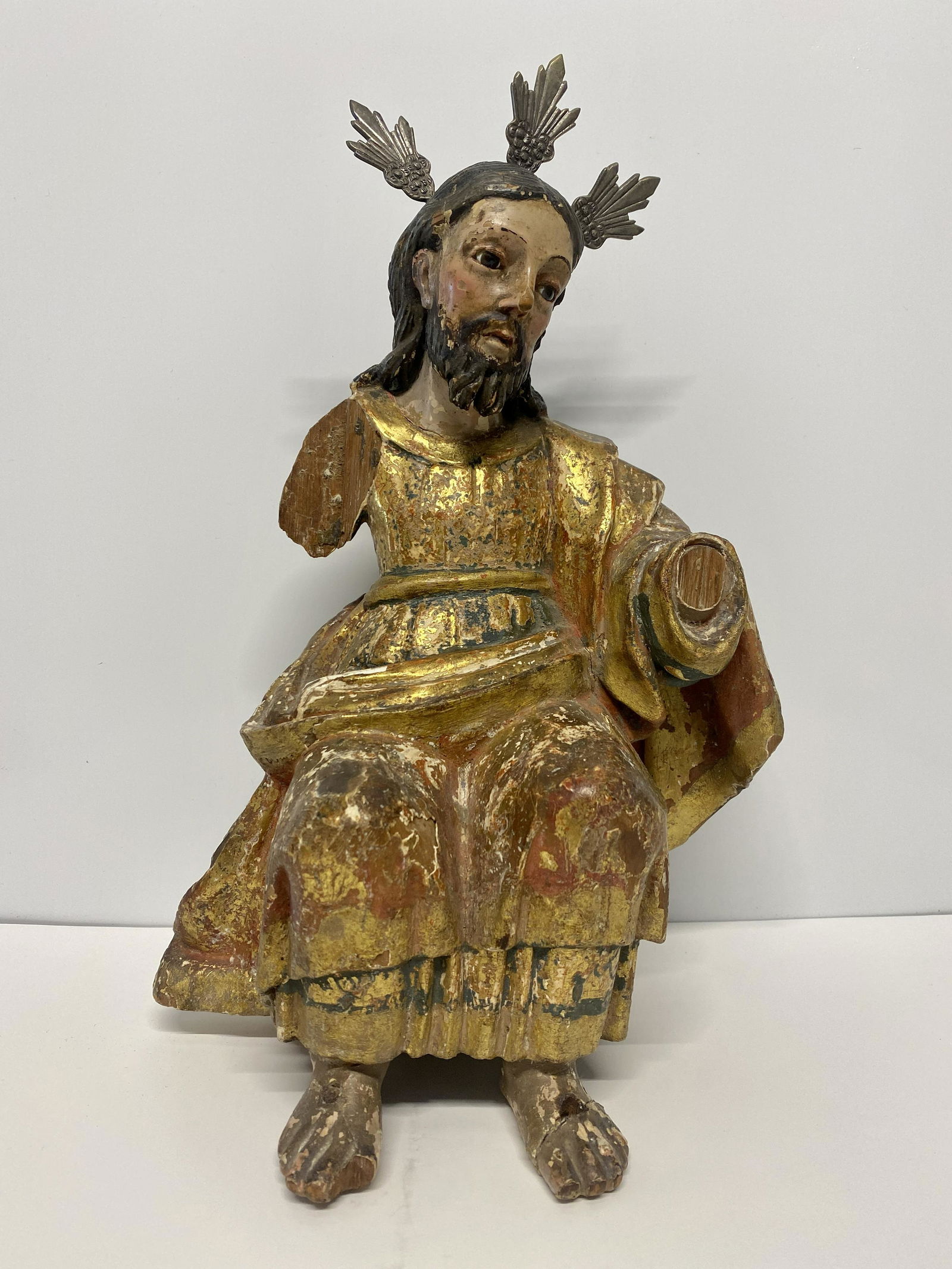 Spanish Colonial  Santos Doll (Jesus) (1 of 6)