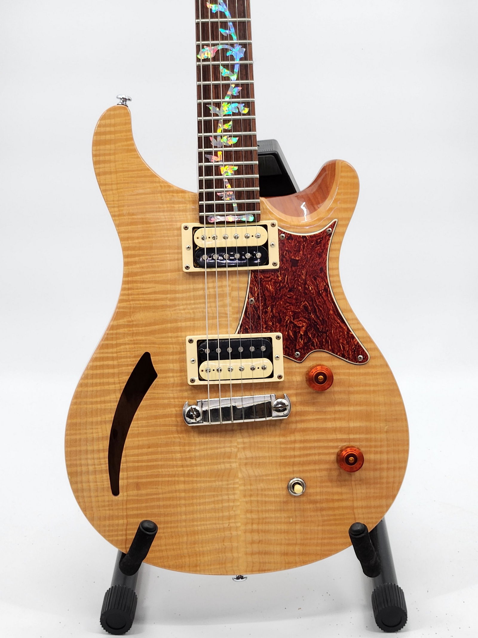 PRS SE Custom Semi Hollow Body Acoustic-Electric Guitar (1 of 10)