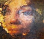 Tony Scherman "Virginia as Liberty" - Original Encaustic Painting