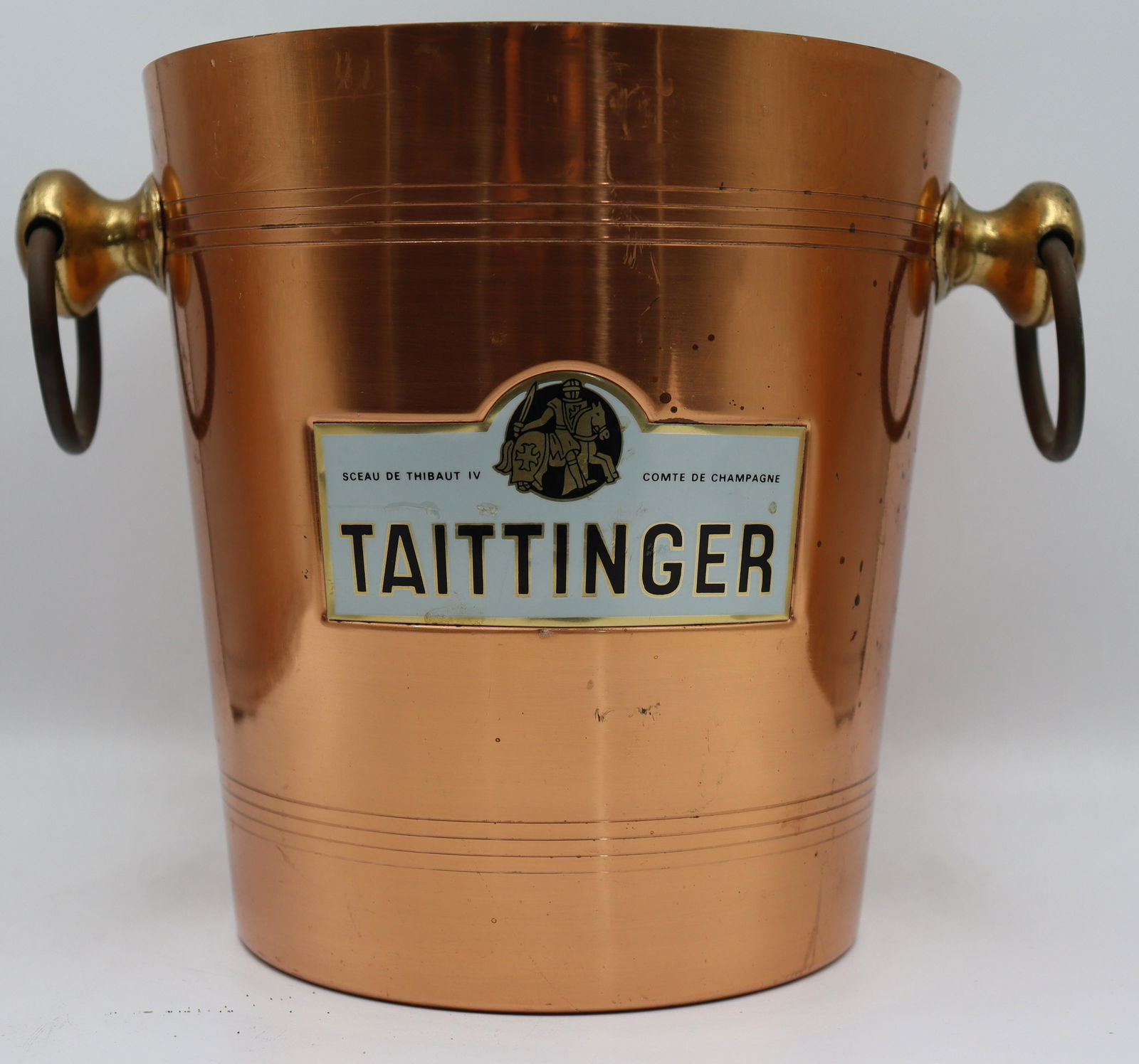 Taitlinger Made in France Copper Champagne Bucket (1 of 4)