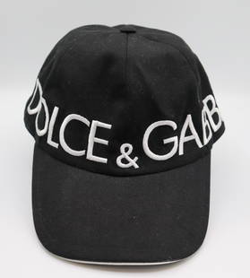 Dolce & Gabbana Logo Snapback Cap: Black Dolce & Gabbana Snapback Baseball Cap with embroidered logo. Made in Italy. Ships from Newport Beach. V.