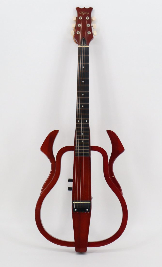 Sojing 010a U Silent Electric Acoustic Steel String Guitar Like Yamaha Slg200