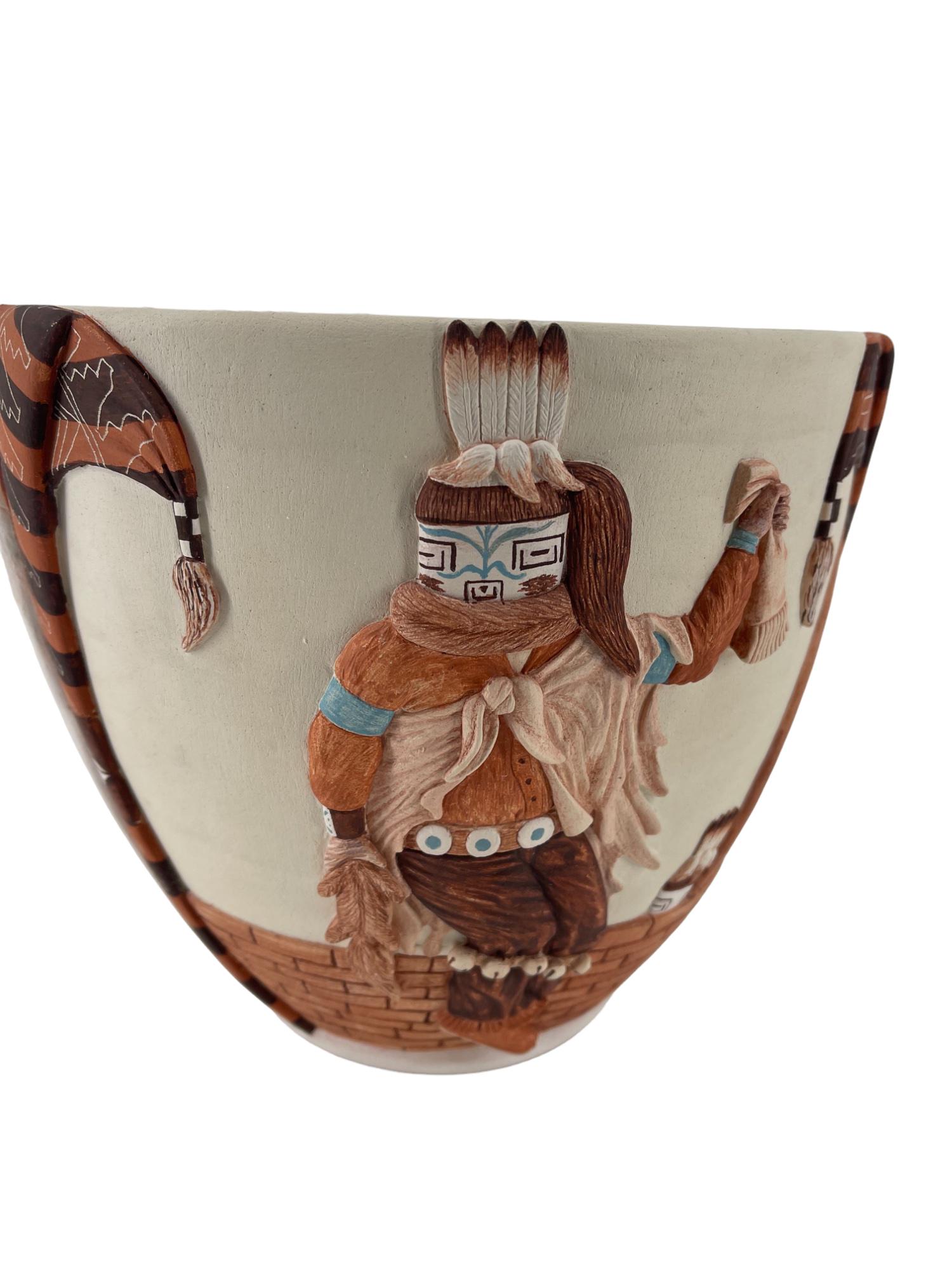 Harrison Jim Poterry Vessel (signed) Hopi Pottery Maker (1 of 7)
