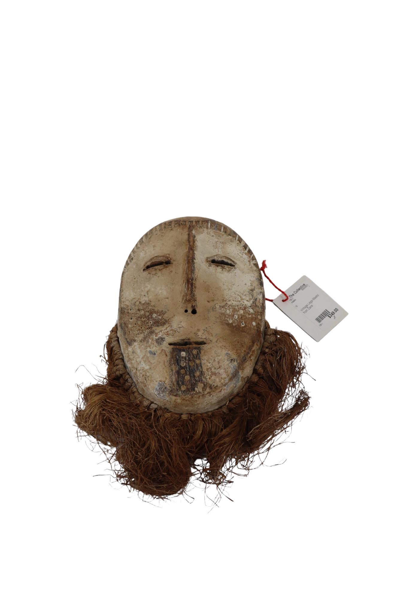 Lega Mask from Zaire - Vintage (1 of 3)