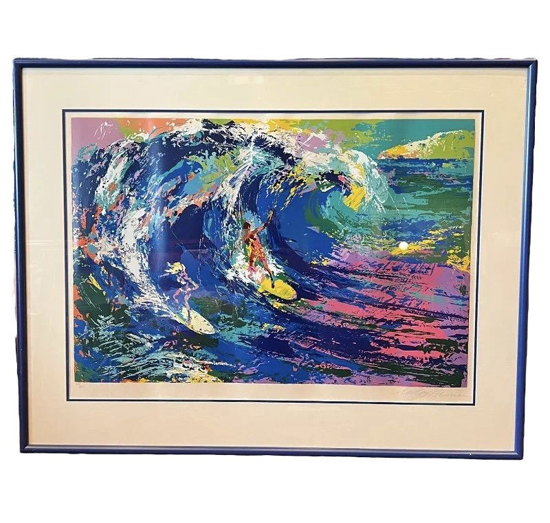 Leroy Neiman "Hawaiian Surfers" - Signed Offset Lithographic Print (1 of 3)