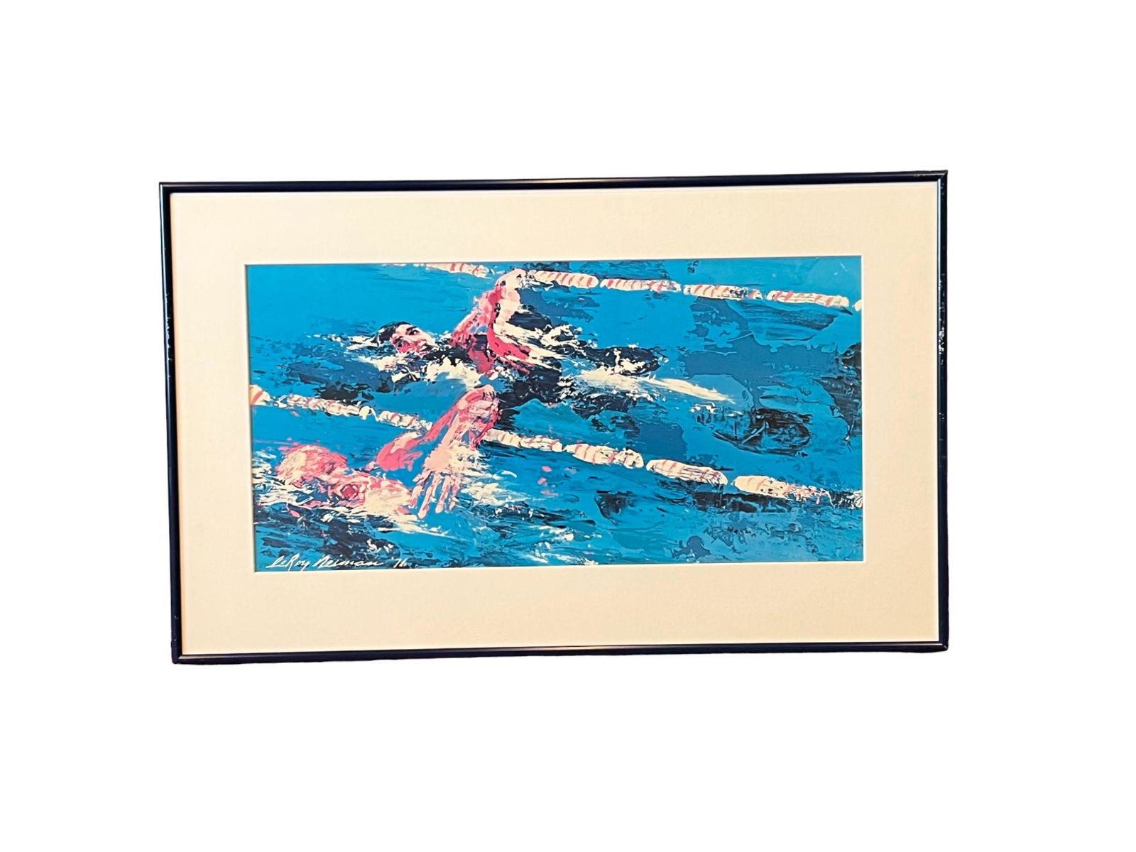 Leroy Neiman "Olympic Swimmer" - 1976 (1 of 2)