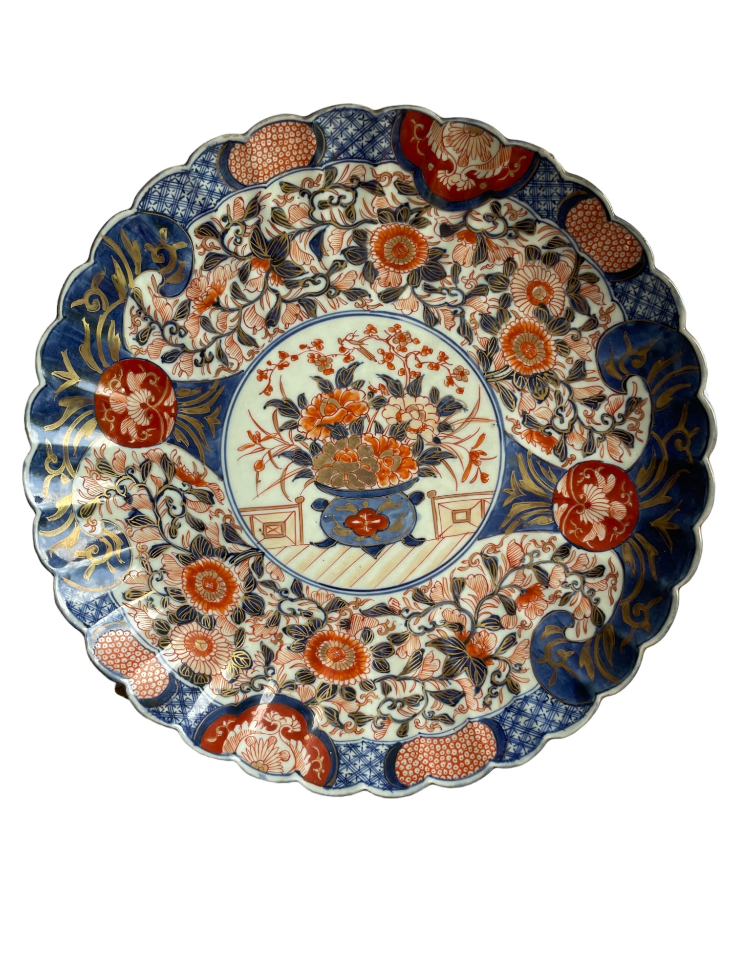 Japanese "Imari" Dish Late Edo to Early Meiji Circa Period 1800 AD. (1 of 3)