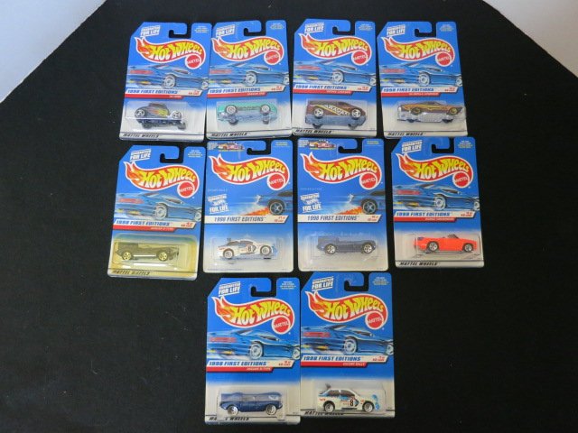 HOT WHEELS FIRST EDITIONS COLLECTOR 1Opc SET: HOT WHEELS FIRST EDITIONS COLLECTOR 1Opc SET COLLECTOR # 638,638,638,637,637,634,635,633,636,639