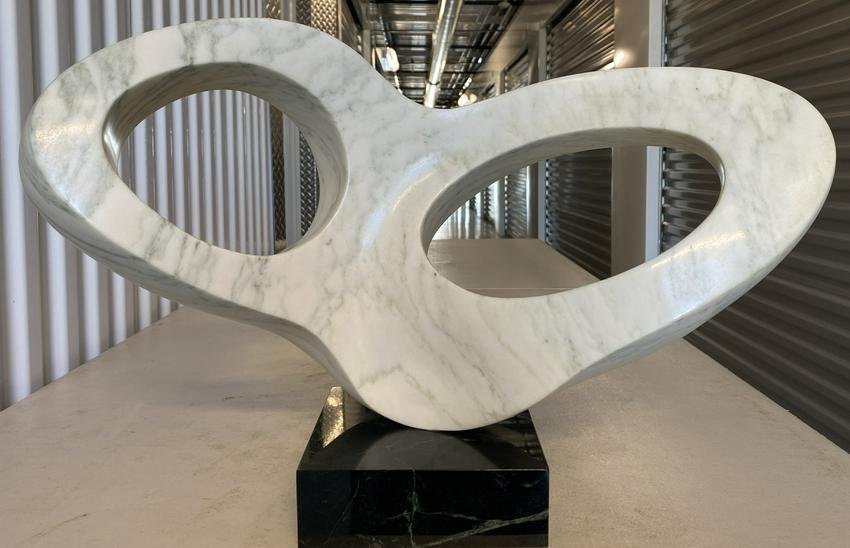 Allen Dwight Marble Sculpture "Infinity" (1 of 3)