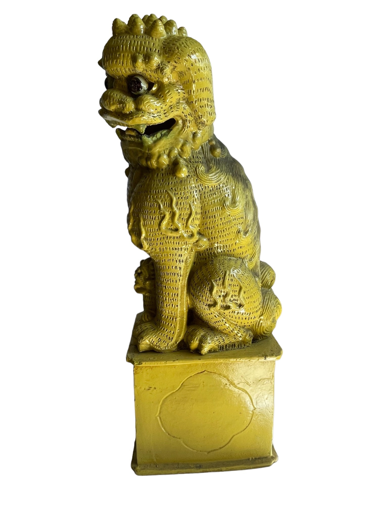 19th Century Yellow Chinese Imperial Dog (1 of 6)