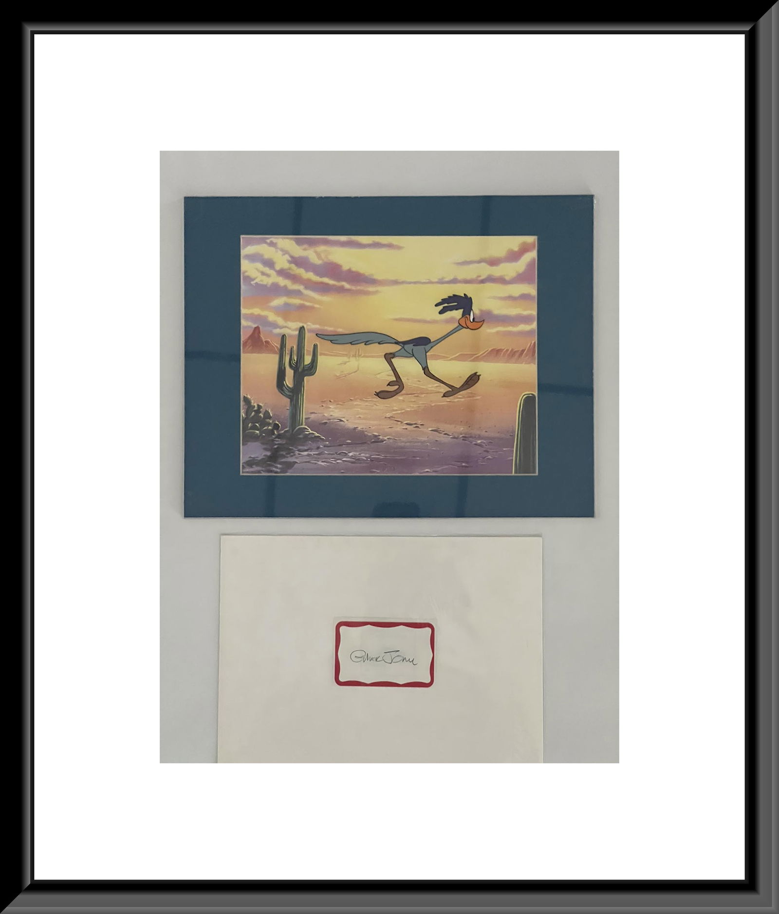 Roadrunner sericel signed by Chuck Jones (1 of 1)
