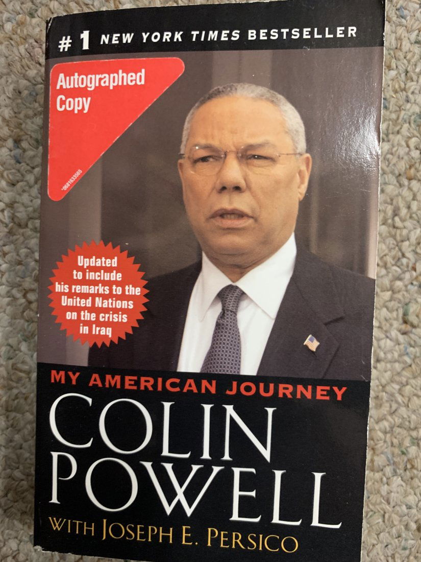 My American Journey Colin Powell signed book (1 of 2)