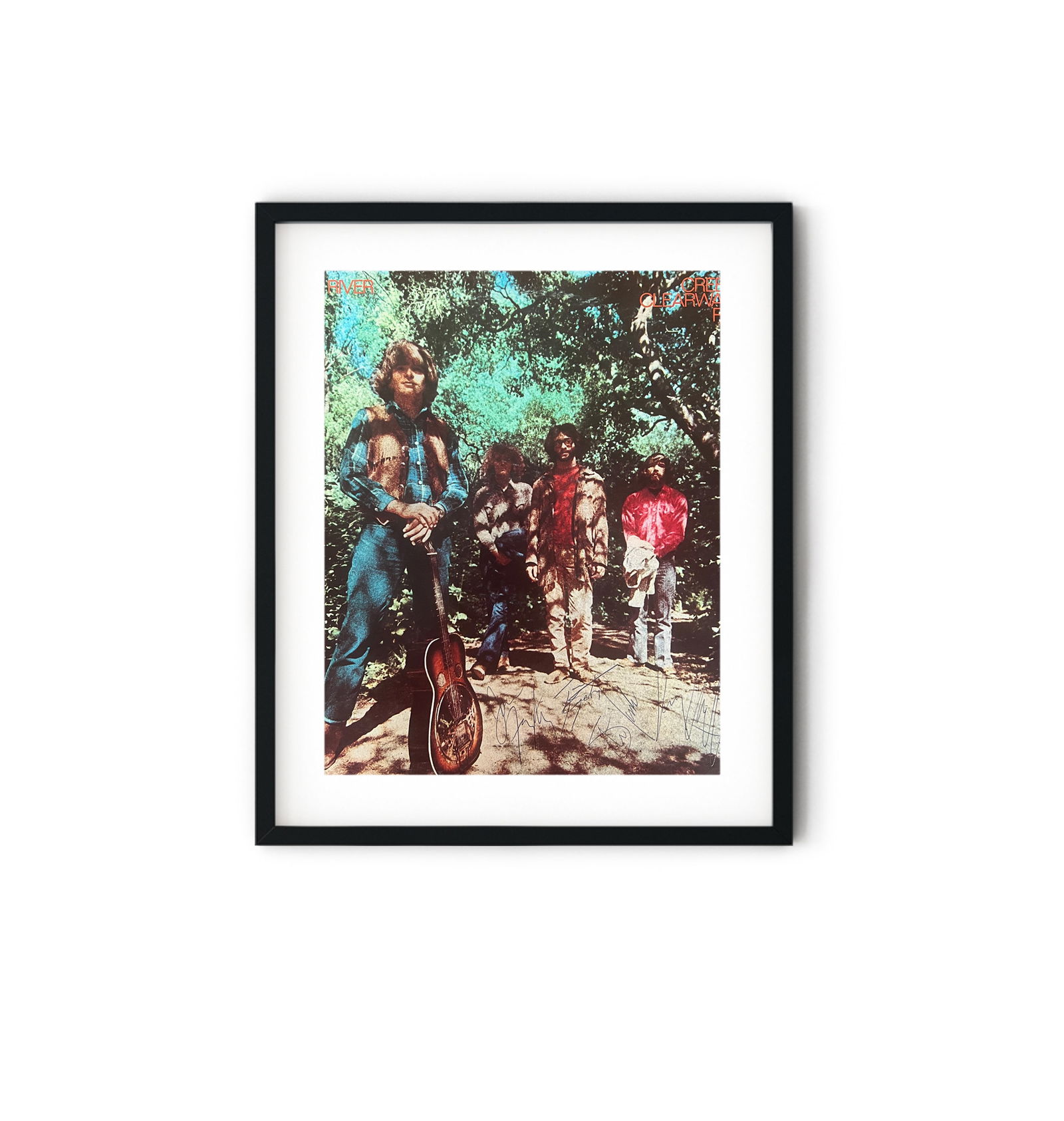 Creedence Clearwater Revival Green River signed 1969 Vinyl album jacket (1 of 1)