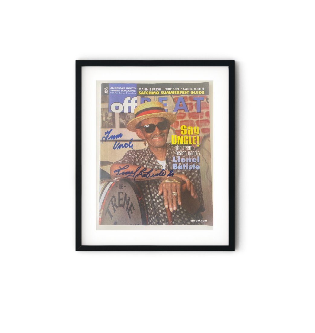 Lionel Batiste signed magazine (1 of 1)