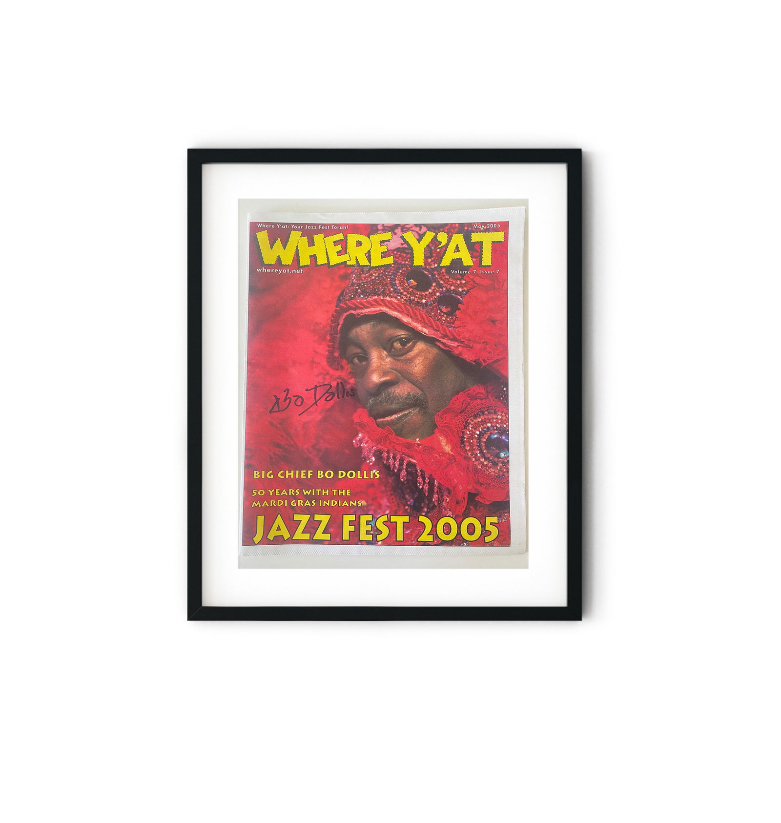 Bo Dollis signed magazine (1 of 1)