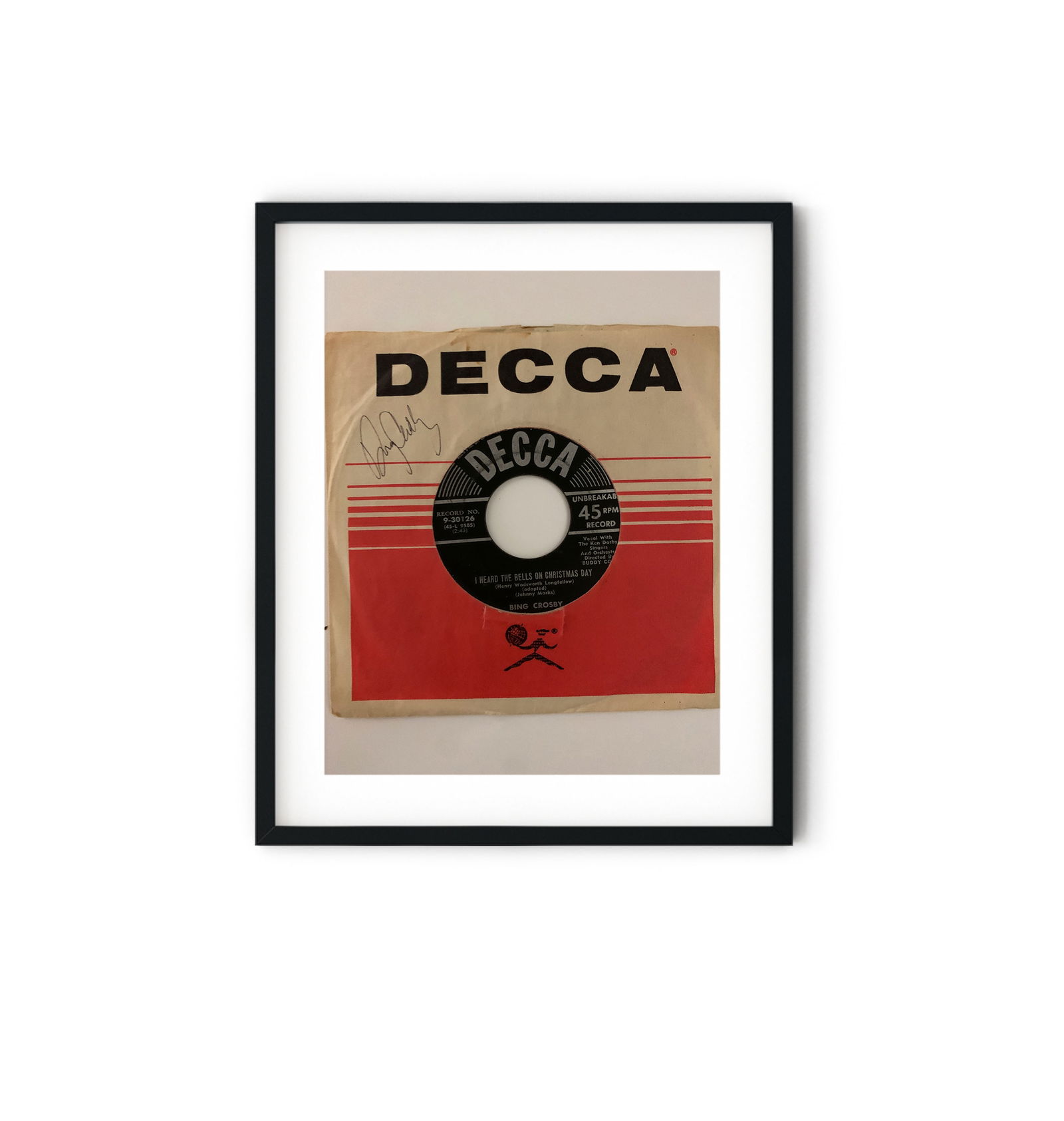 Bing Crosby signed 45 RPM (1 of 1)