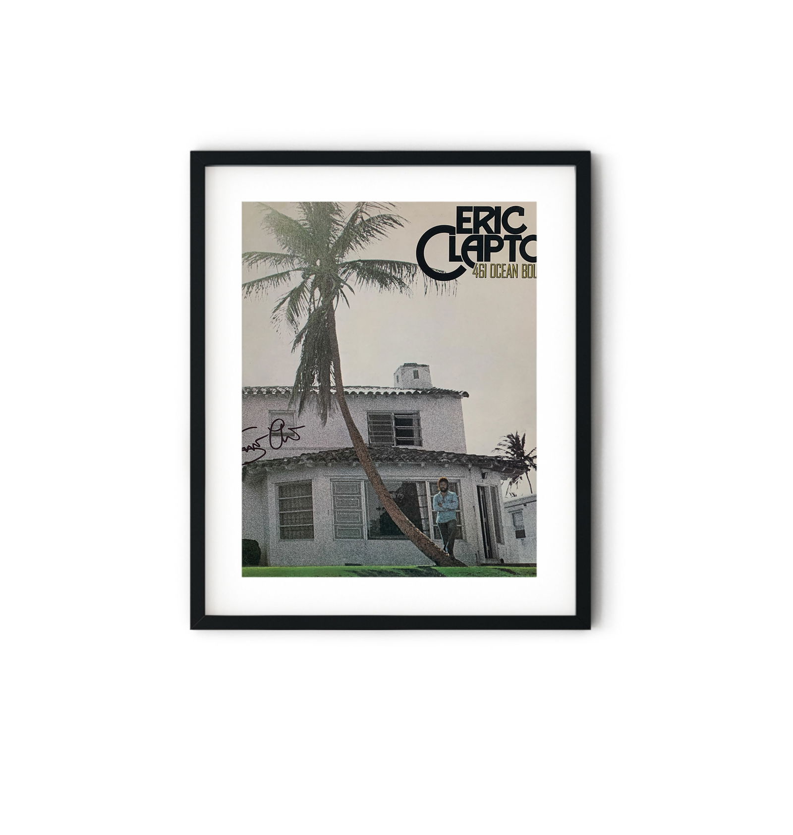 Eric Clapton 461 Ocean Boulevard signed record (1 of 1)