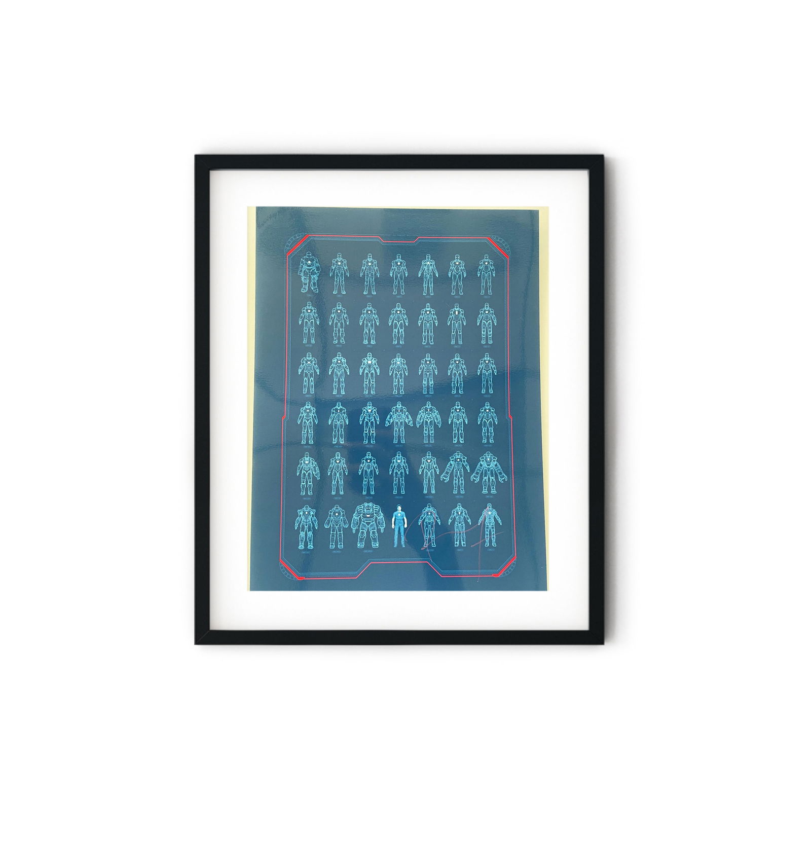 Iron Man Robert Downey Jr. signed mini poster (1 of 1)