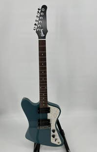 Blue Firebird Style Electric Guitar Light: Firebird style just over 5 lbs , beautiful very well made. SHIPS FROM OC, CA.