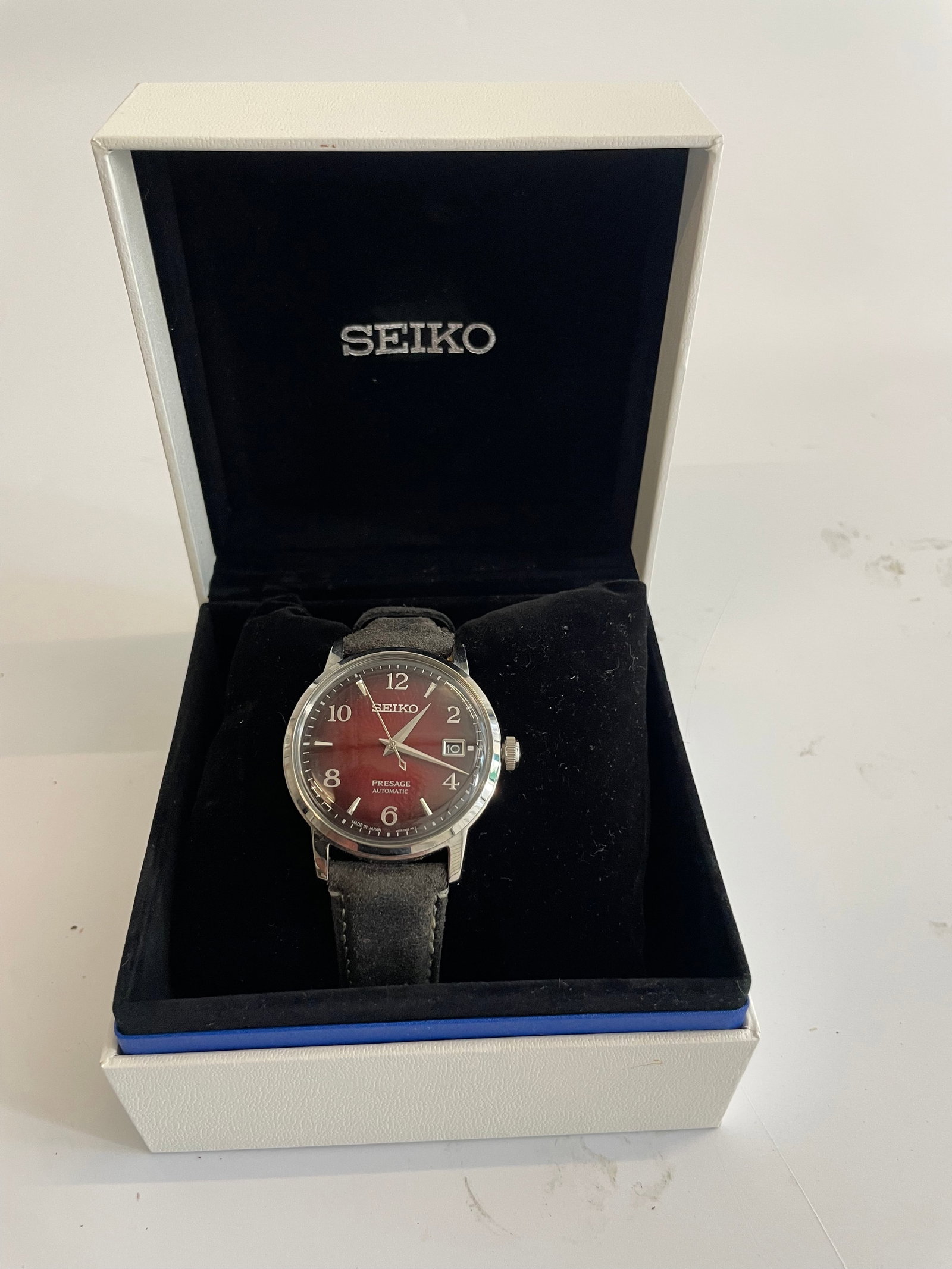 Seiko Presage Automatic Brown Dial Leather Strap Men?s Watch SRPE41 (1 of 6)