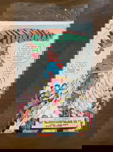 SUPERMAN COMIC 184 - DC 1966 The Demon Under The Red Sun - In Spanish: SUPERMAN COMIC 184 - DC 1966 The Demon Under The Red Sun - In Spanish. El Hechicero Bajo el Sol Rojo. Size: 10" x 7". SHIPS FROM LA, CA.