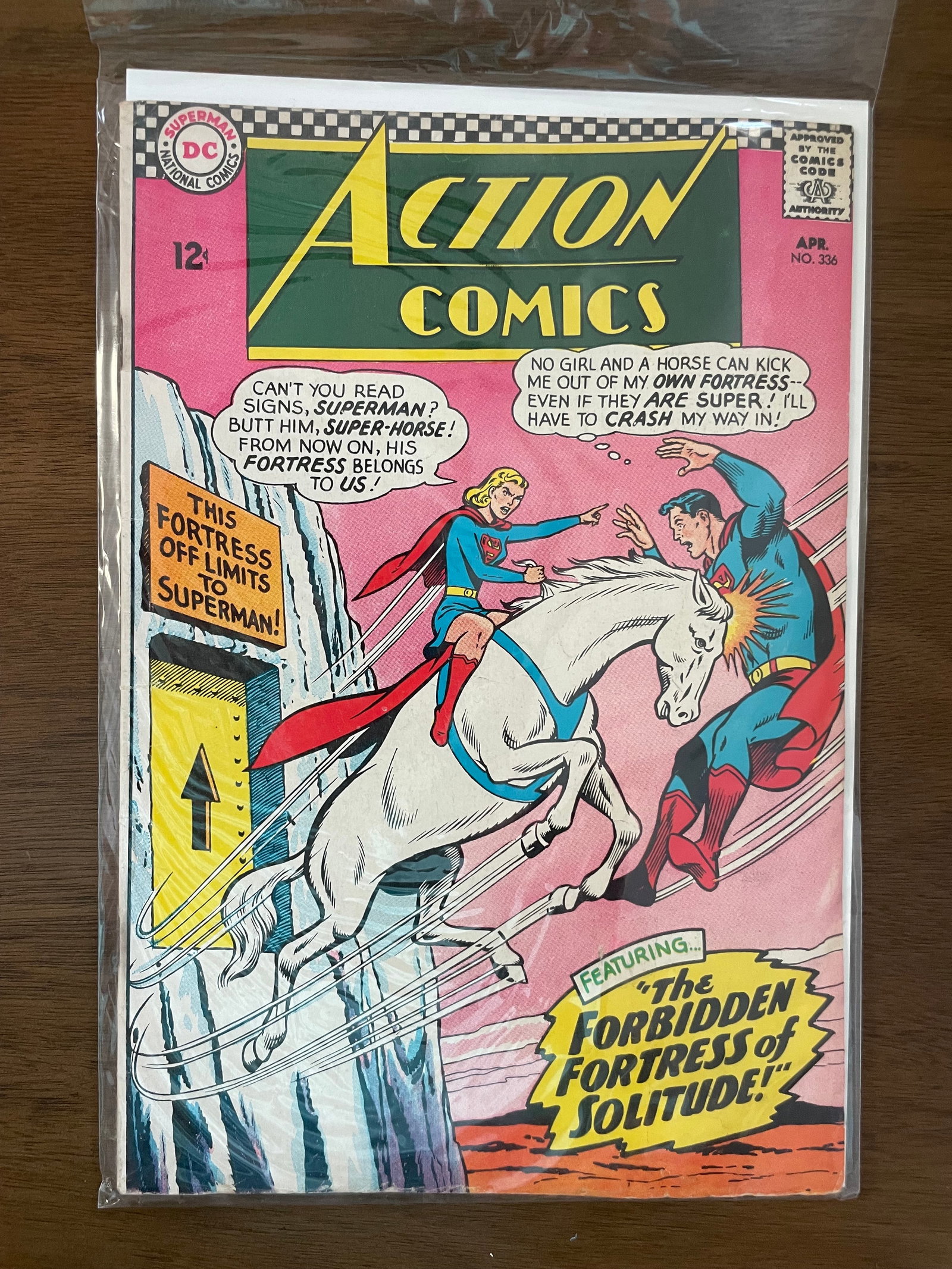Action Comics #336 "Supergirl/Super-Horse 1965 (6.5) WH (1 of 3)