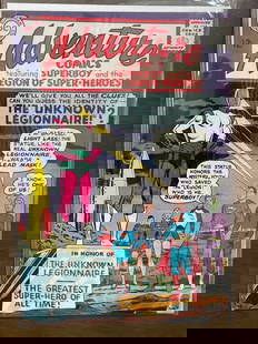 ADVENTURE COMICS #334 - FT SUPERBOY AND THE LEGION OF SUPER-HEROES (5.0) 1965: ADVENTURE COMICS #334 - FT SUPERBOY AND THE LEGION OF SUPER-HEROES (5.0) 1965. Size: 10" x 7". SHIPS FROM LA, CA.