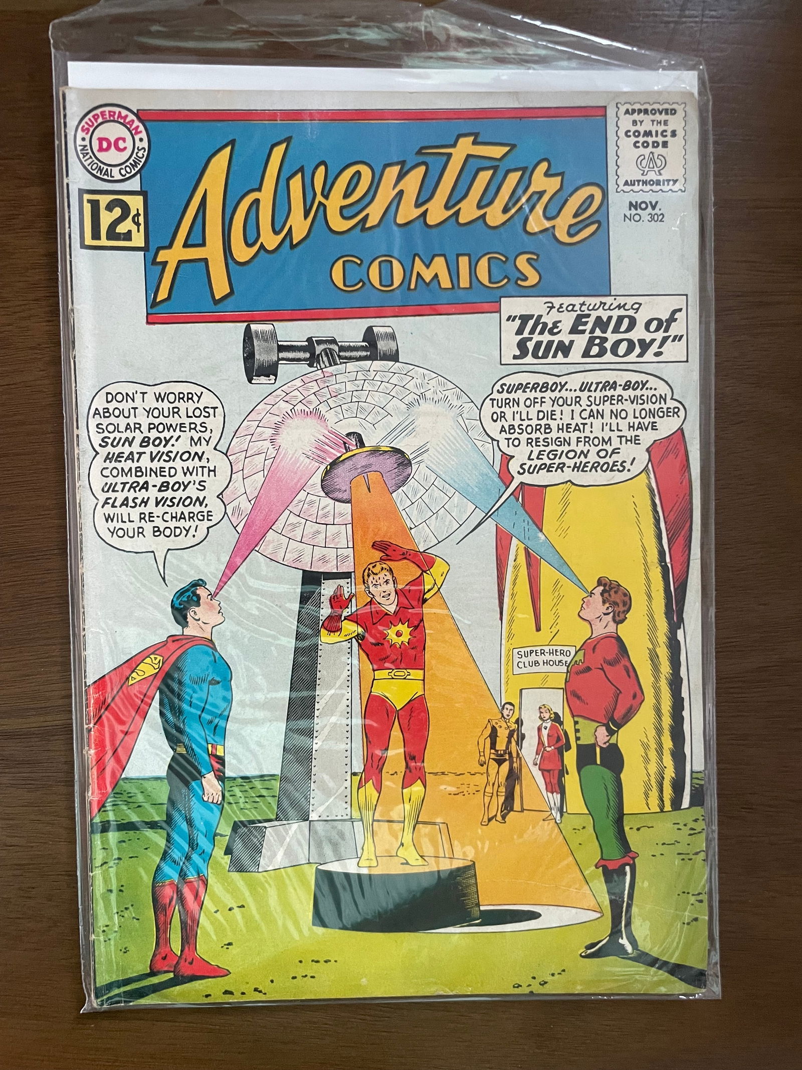 Adventure Comics (1938 1st Series) 302 VG- 3.5 The End of Sunboy! (1 of 2)