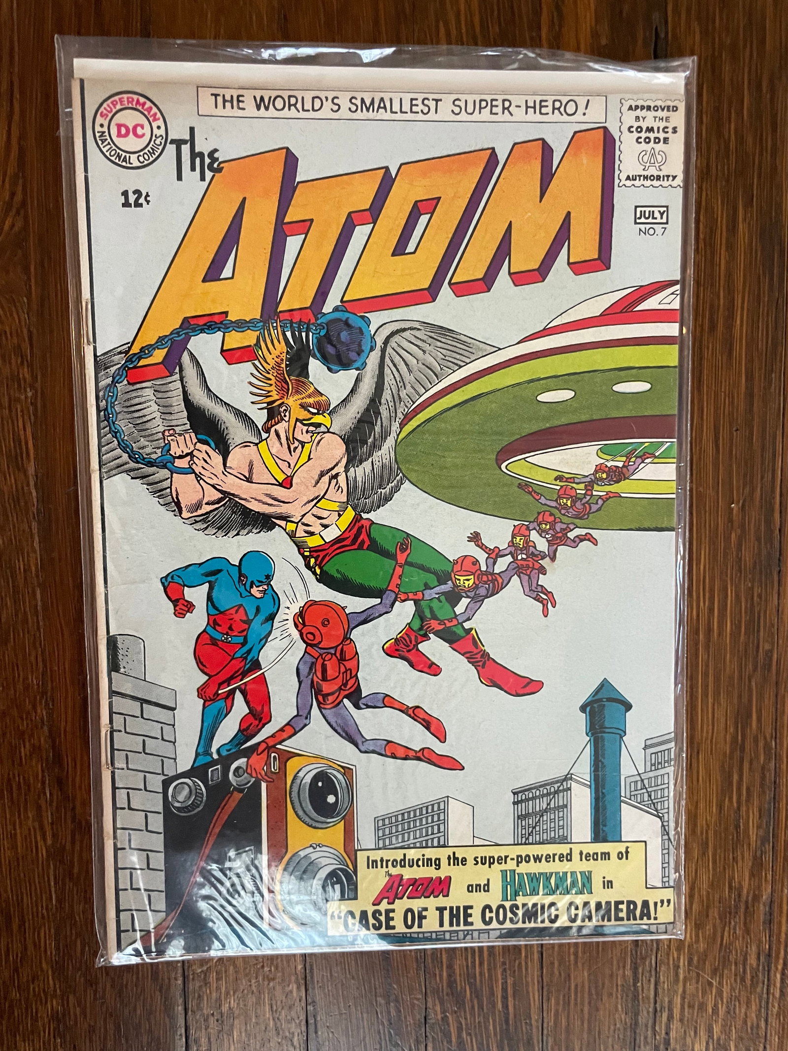 Atom (1962) 1st Atom and Hawkman team-up (1st appearance of Hawkman since Brave and the Bold (1 of 5)