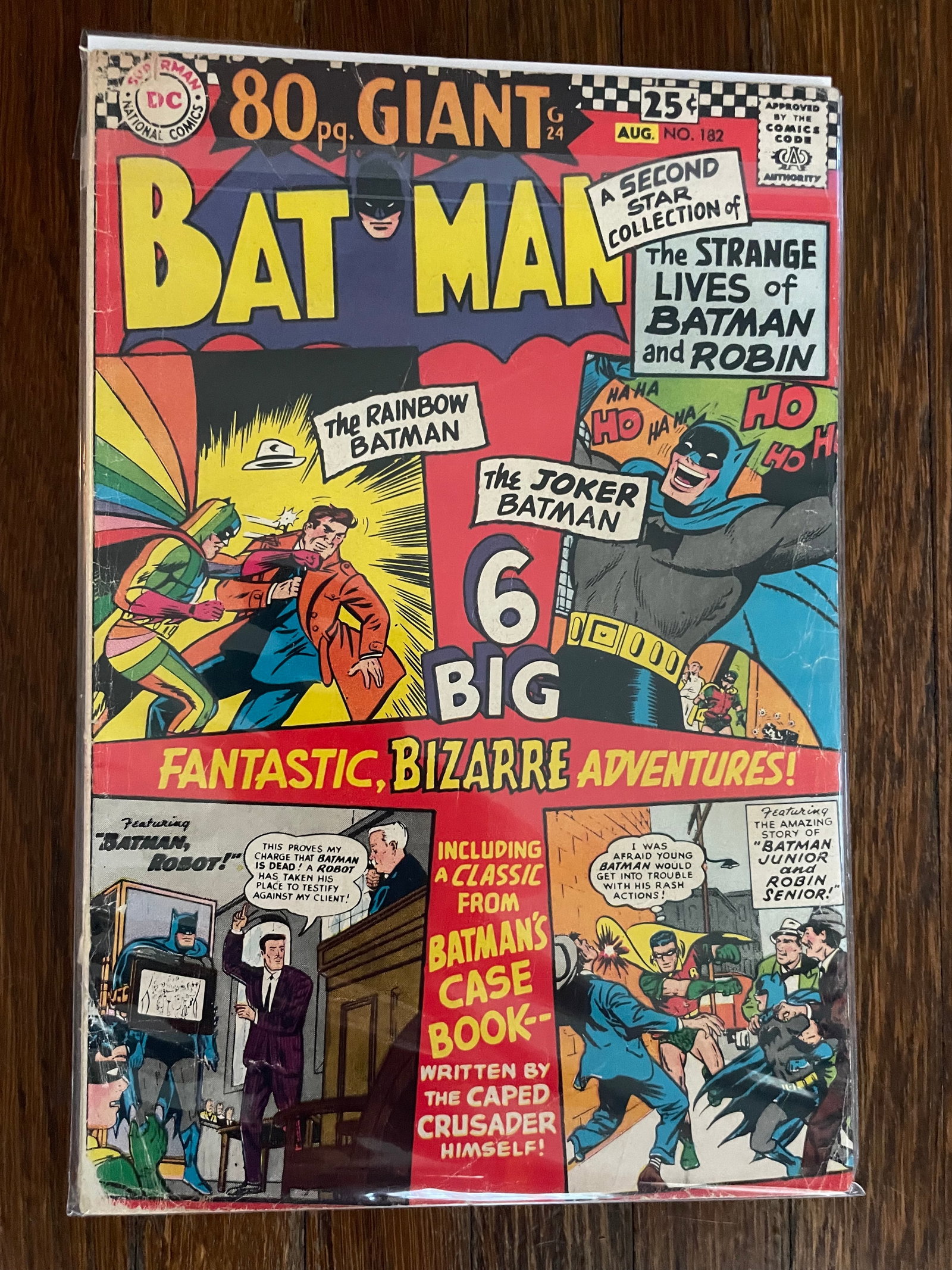 Batman (1940) #182. "The Villain of 100 Elements" (from Detective Comics 294), script by Bill (1 of 8)