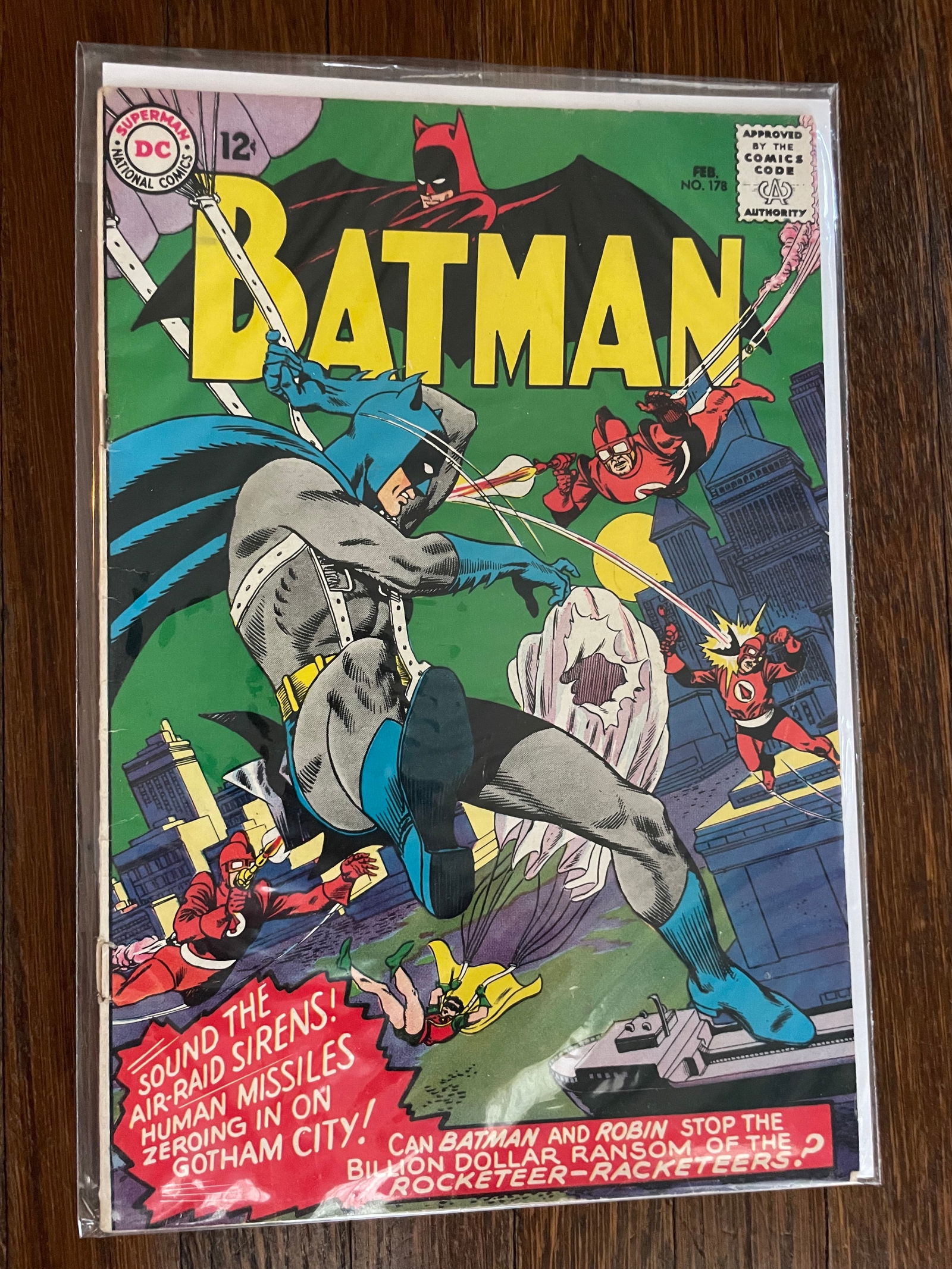 Batman (1940) #178. "Raid of the Rocketeers!" (1 of 6)