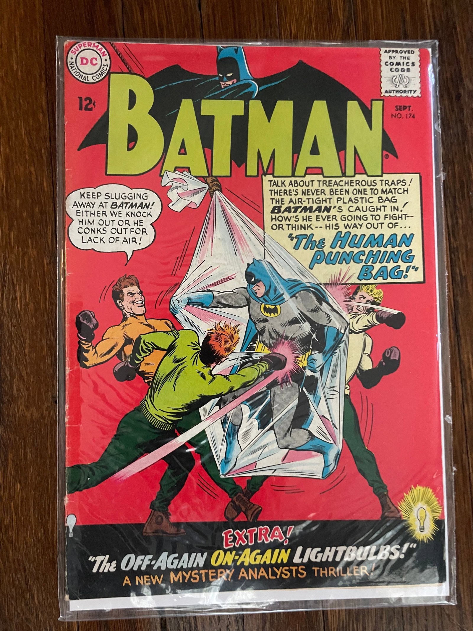 Batman (1940) #174. "The Human Punching Bag!" (1 of 6)