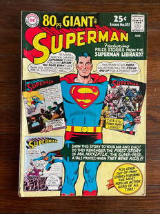 Superman (1939 1st Series) #183. Case of the Funny Paper Crimes starring Superman and Funnyface: Superman (1939 1st Series) #183. Cover pencils by Curt Swan, inks by George Klein. DC Giant with reprinted stories: Case of the Funny Paper Crimes starring Superman and Funnyface, script by Jerry