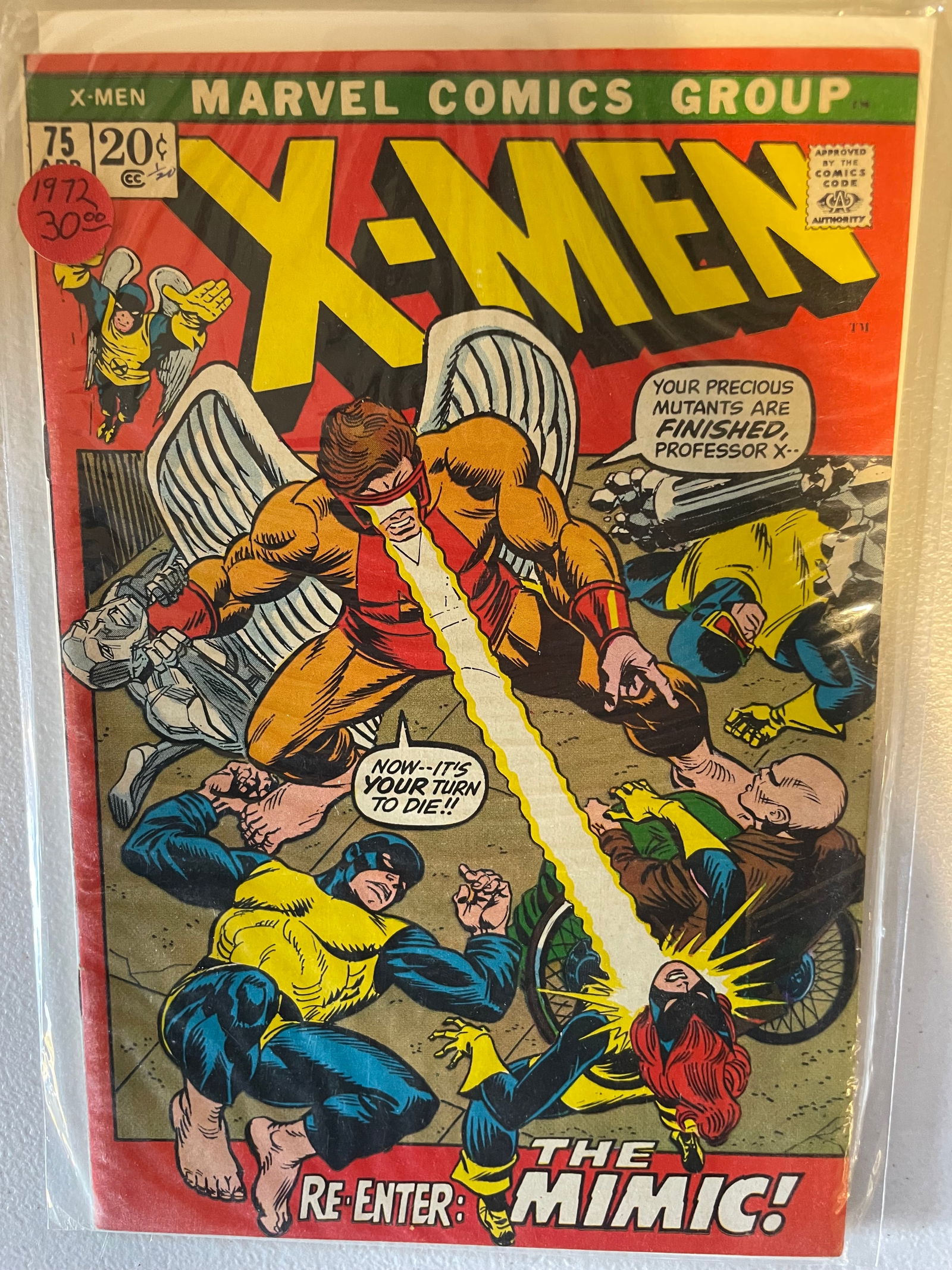 Uncanny X-Men (1963 1st Series) #75 Re-Enter: The Mimic (1 of 3)