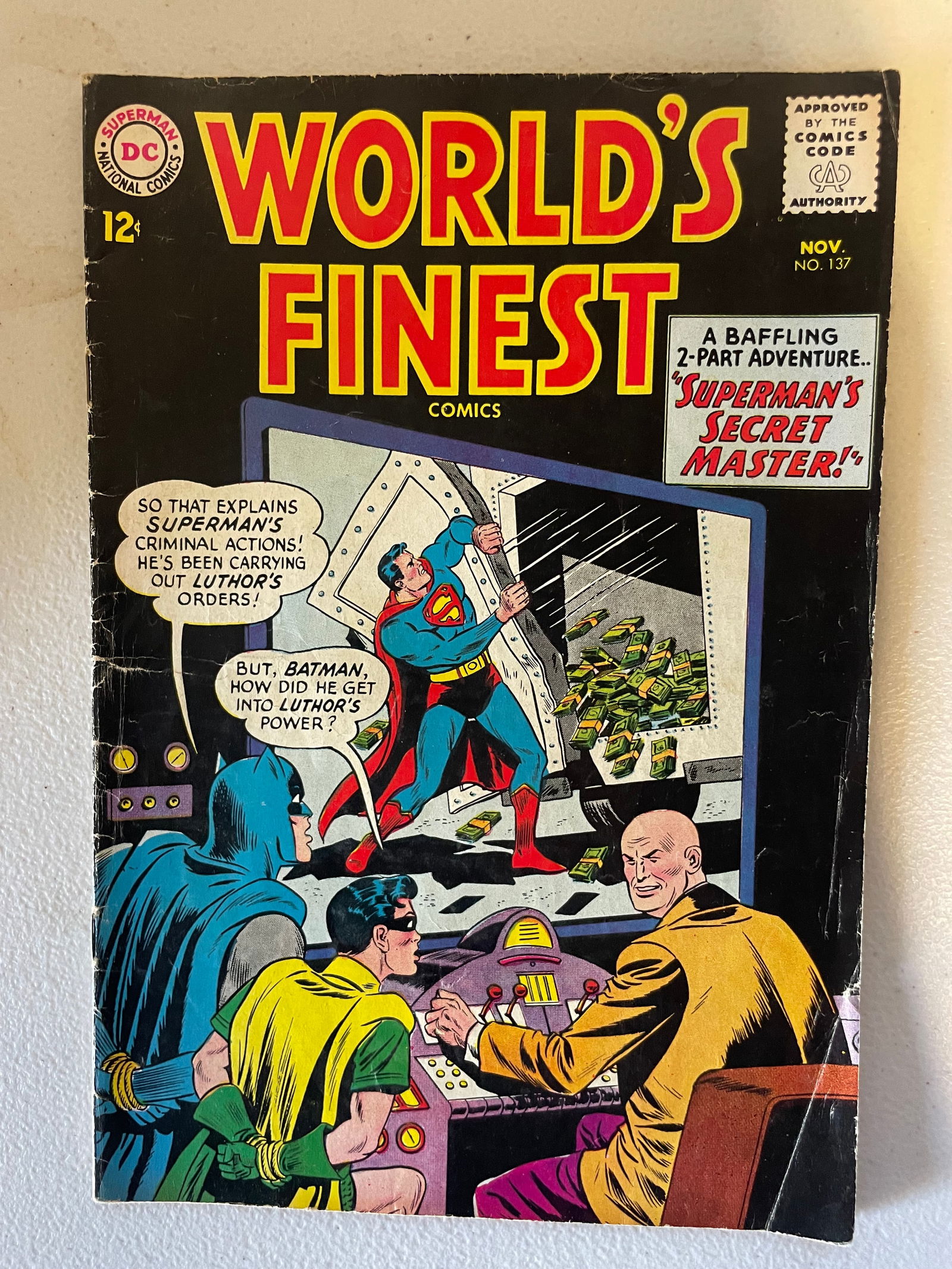 World's Finest (1941) #137 Superman's Secret Master starring Superman and Batman. (1 of 2)