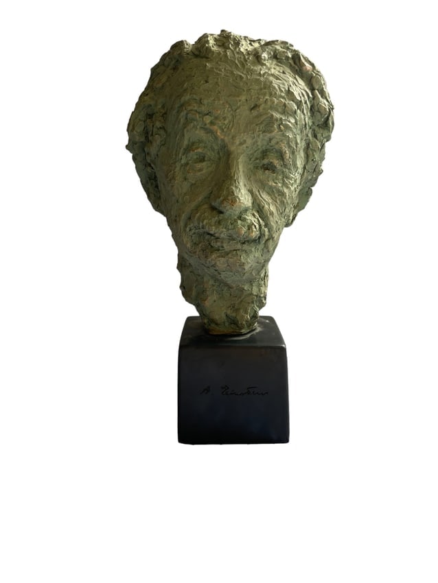 Professor Albert Einstein, 1933. - Portrait Bust (1 of 4)