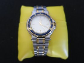 LUXURY GUCCI WATCH T-SWISS MADE SERIAL #0028435: LUXURY GUCCI WATCH T-SWISS MADE WATER RESISTANT TO 10ATM SERIAL #0028435