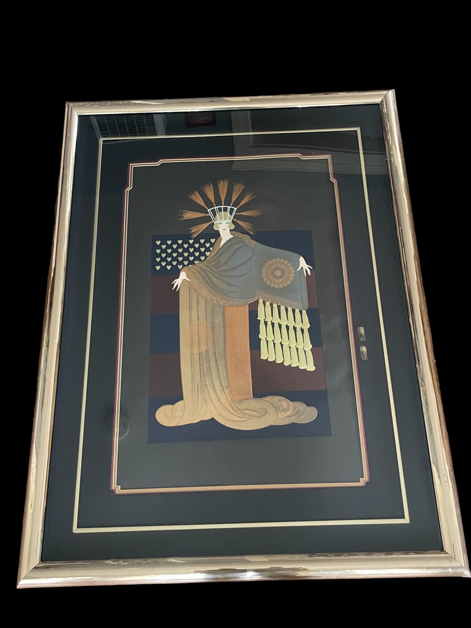 Erte "Tassel Gown" Limited Edition Serigraph (1 of 3)