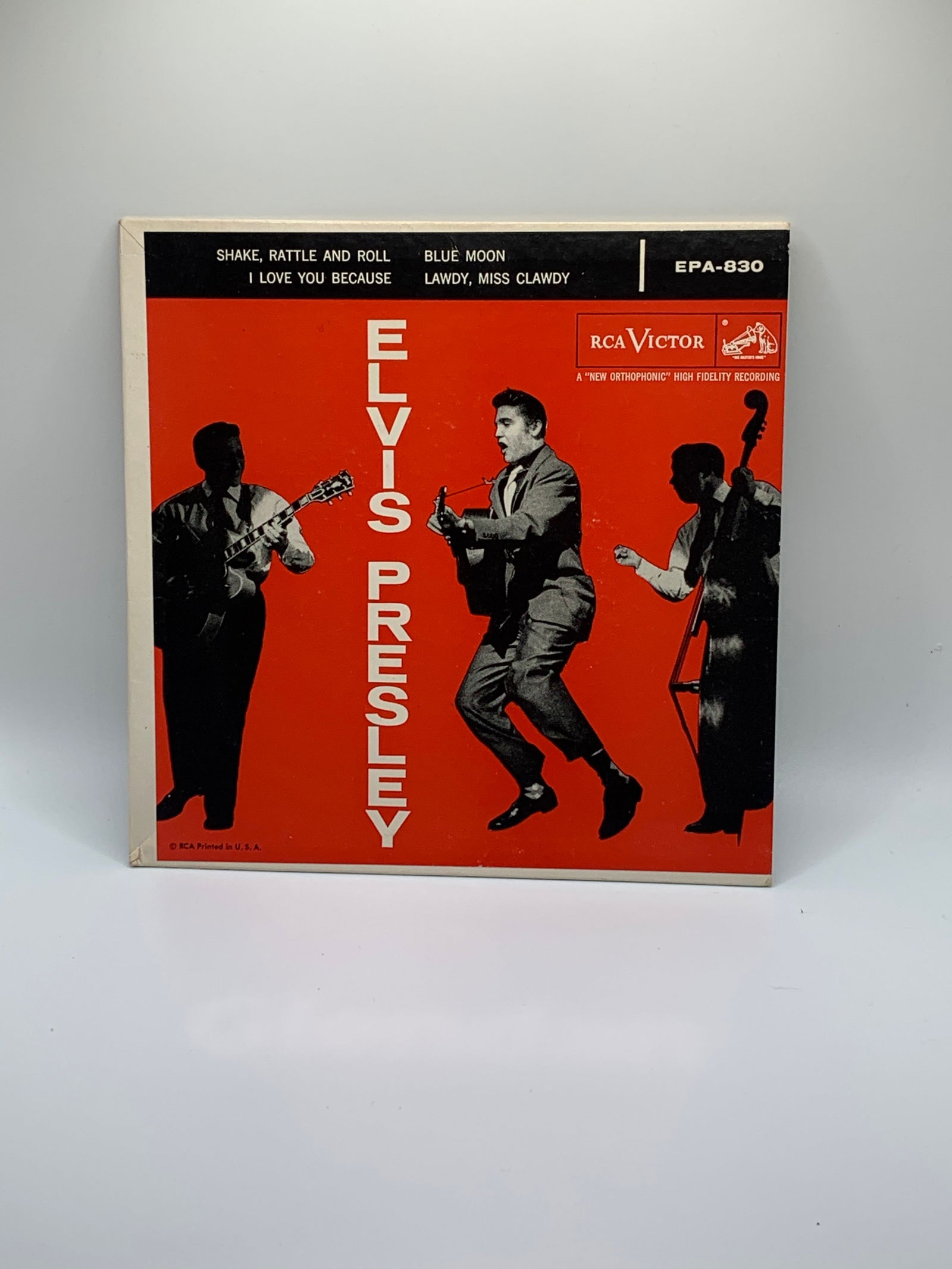 ELVIS PRESLEY (GREAT ROCK N ROLL EP 45) RCA EPA-830 PLAYS VG+ TO VG++ (1 of 4)