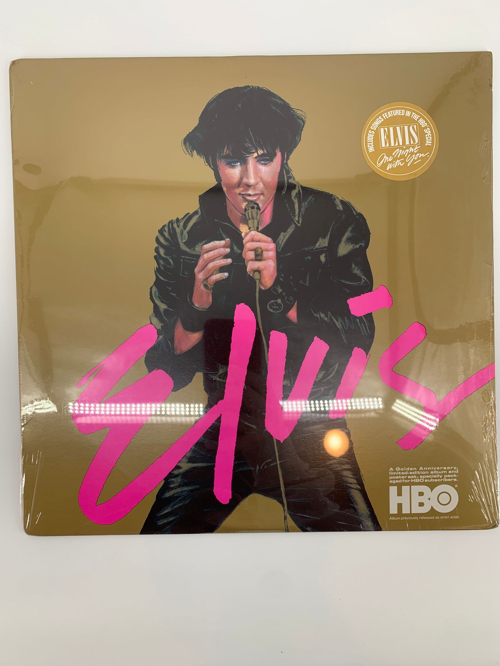 ELVIS PRESLEY HBO 50TH GOLDEN ANNIVERSARY LP FACTORY SEALED WITH POSTER SET 1984 (1 of 4)