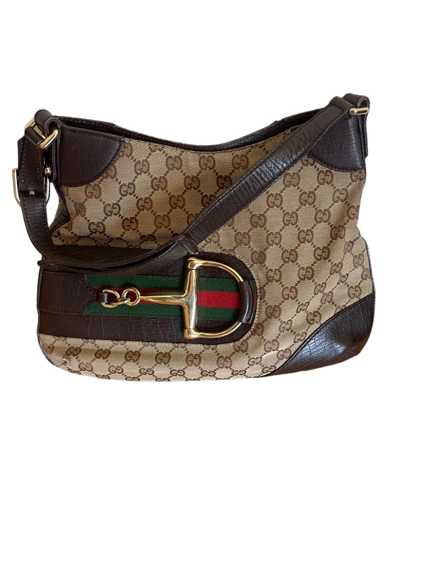 Gucci Handbag GG Canvas Medium Hasler (1 of 3)