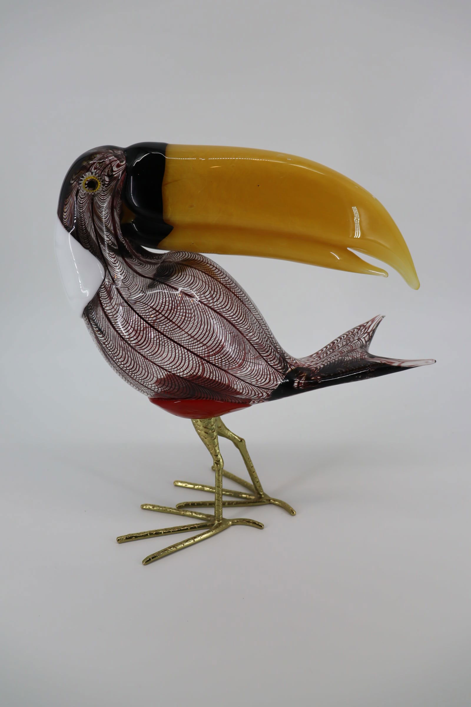 Lico Zanetti Art Glass Murano Sculpture Toucan (1 of 4)